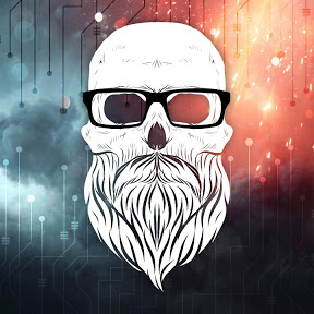 Beard Vs Evil skull logo